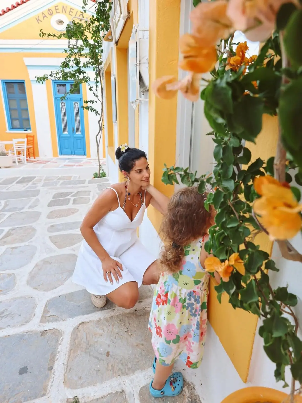 Η Χριστίνα Μπόμπα στην Πάρο