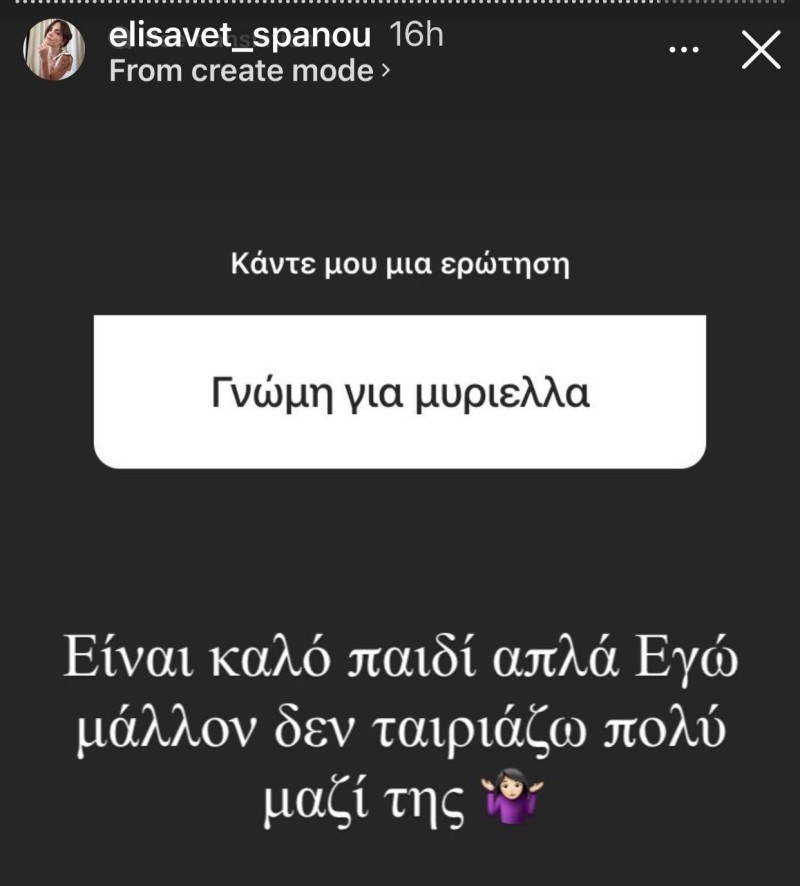 Survivor 5 Ελισάβετ Σπανού ανάρτηση για παίκτες