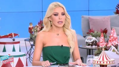 Εκτός εκπομπής Super Κατερίνα - Η ανακοίνωση της Καινούργιου στον αέρα του ALPHA