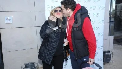 Εξιτήριο από το μαιευτήριο για τον Γρηγόρη Μπιθικώτση και την Έλενα Τσιριγκάκη