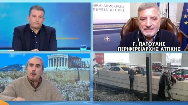 «Την ουρά στα σκέλια και άντε γεια» - Χαμός στον αέρα του ΑΝΤ1 με Περρή και Πατούλη