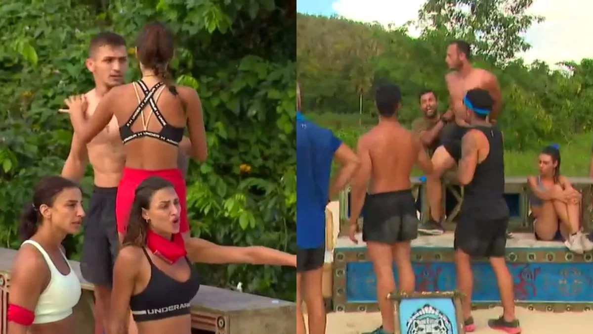 Survivor 5: Πήγαν να πλακωθούν Πιλίδης και Κατσαούνης - Τους χώρισαν οι συμπαίκτες τους