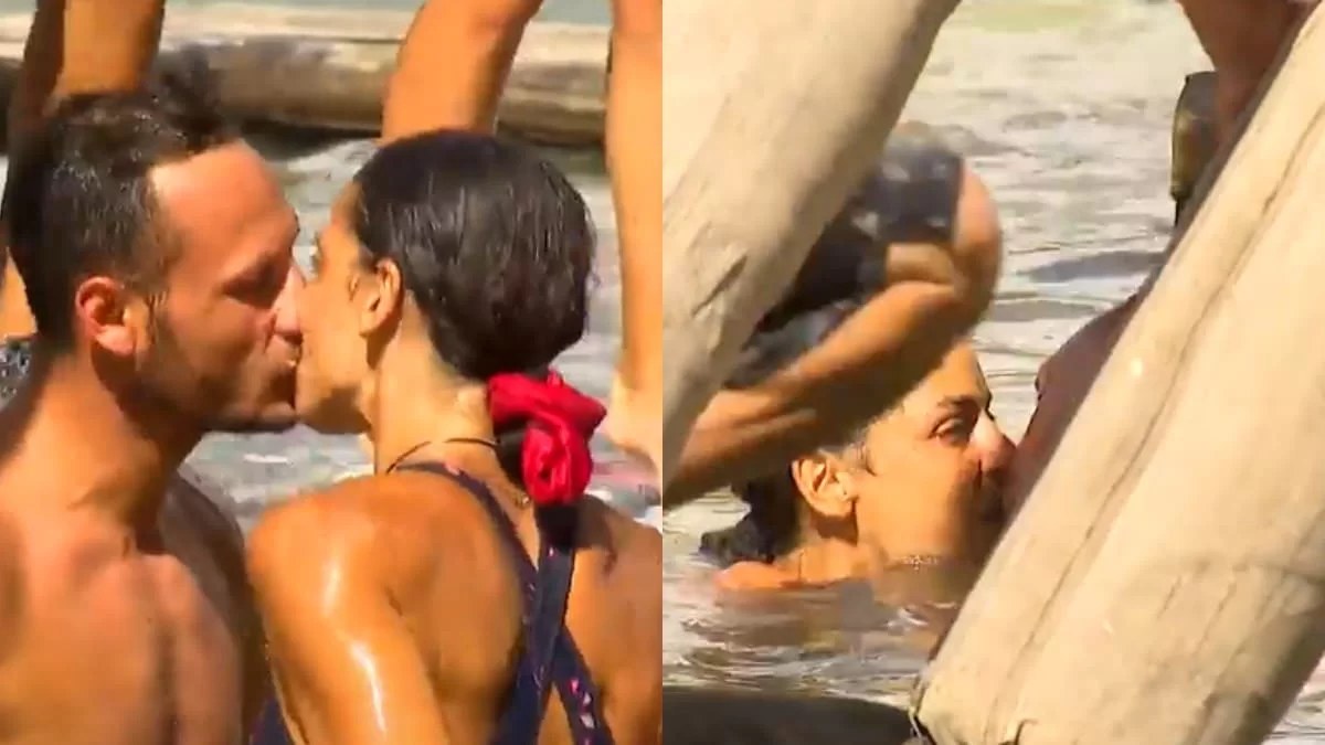 Survivor 5: Ασυγκράτητοι Μυριέλλα και Κατσαούνης - Αντάλλαξαν τα πρώτα τους φιλιά