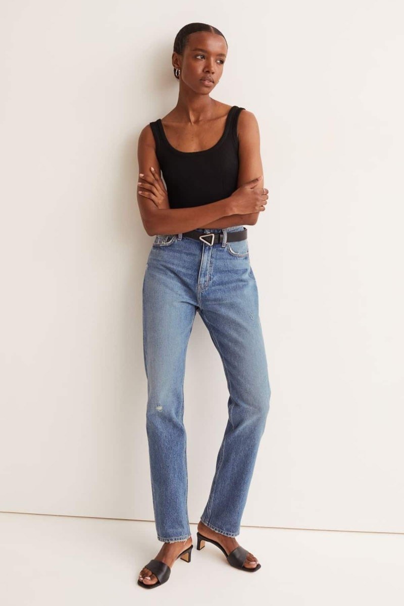 H&M ψηλόμεσο τζιν