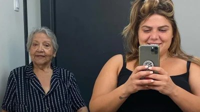 Δανάη Μπάρκα: Η συγκινητική ανάρτηση με τη γιαγιά της μετά το ατύχημά της