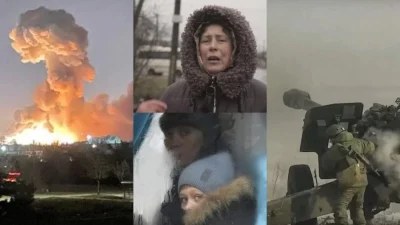 Πόλεμος Ουκρανία: 57 νεκροί και 169 τραυματίες από την πρώτη μέρα της ρωσικής εισβολής