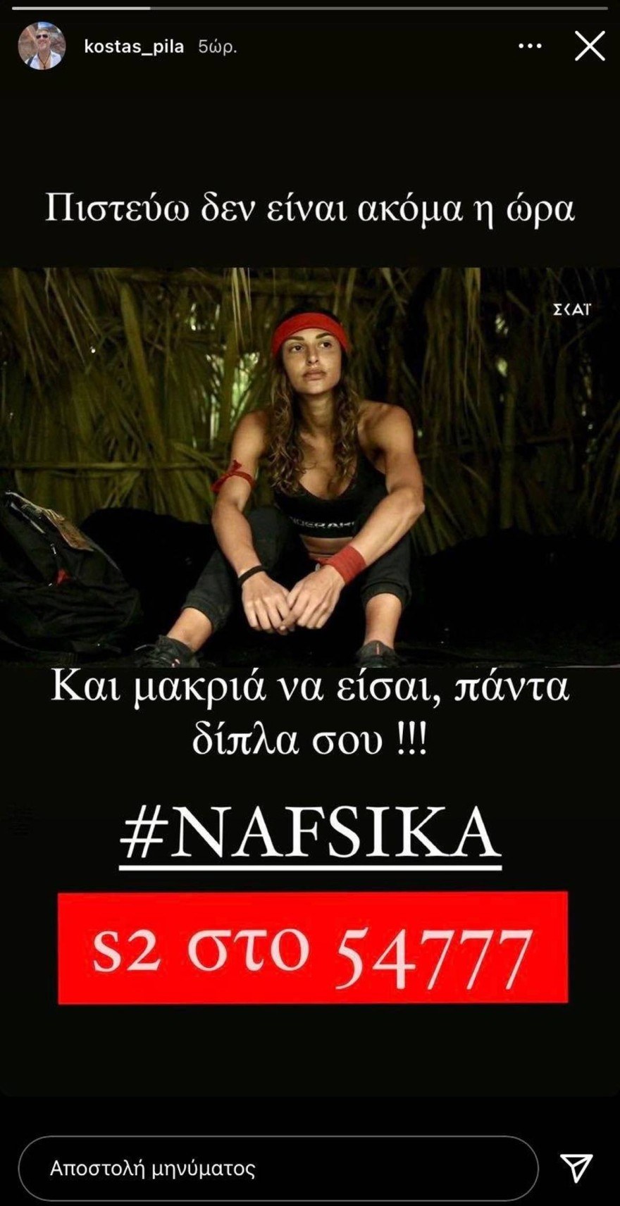 Κώστας Πηλαδάκης Ναυσικά Παναγιωτακοπούλου σχέση
