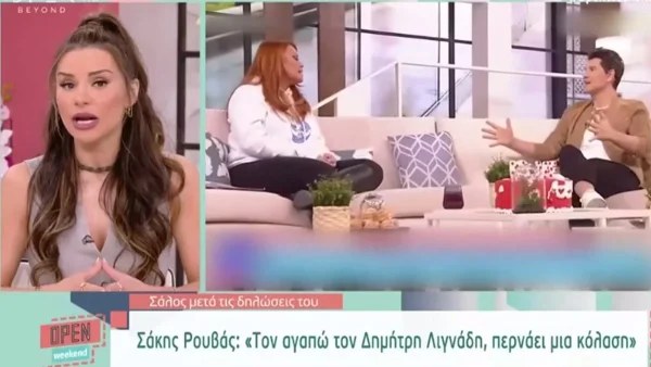 Έξαλλη η Τσολάκη στον αέρα του Open με τις δηλώσεις Ρουβά περί Λιγνάδη  - «Μιλάμε για ανήλικα παιδιά»