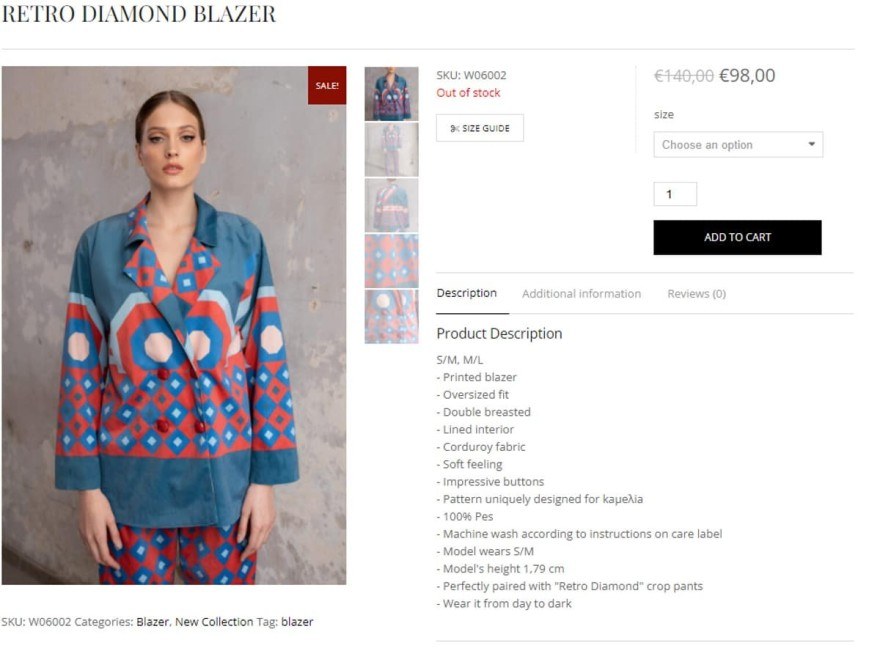 The Kamelia blazer