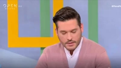 Ο γιος του Γιώργου Παπαδάκη συγκινεί στον αέρα του Open: «Από μικρό παιδί...»