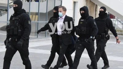 Δίκη Δημήτρη Λιγνάδη: Έφτασε στα δικαστήρια ο κατηγορούμενος - Αποκλειστικές φωτογραφίες