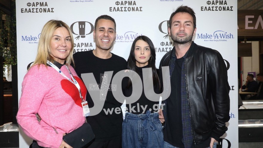 Η Άννα Μπεζάν με το σύντροφο της σε event