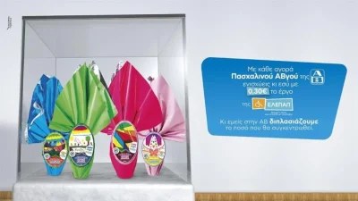 Ενημέρωση SOS: Η ανακοίνωση των σούπερ μάρκετ ΑΒ Βασιλόπουλος για τα πασχαλινά του αυγά
