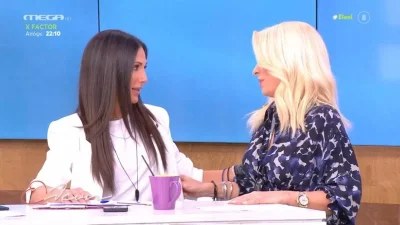 Η Ελένη Μενεγάκη τα "έχασε" on air με την ατάκα της Ανθής Βούλγαρη - Τι συνέβη;