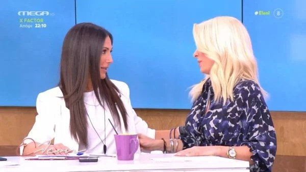 Η Ελένη Μενεγάκη τα "έχασε" on air με την ατάκα της Ανθής Βούλγαρη - Τι συνέβη;