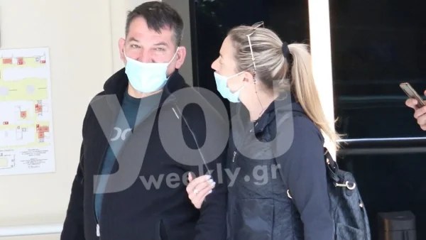 Χέρι χέρι και αγκαλιά - Τρυφερά τετ α τετ Πύρρου Δήμα και Αφροδίτης Σκαφιδά σε νέα έξοδό τους