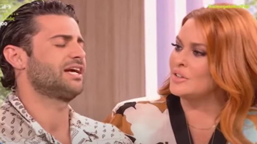 Βασάλος και Χρηστίδου πριν την αποχώρηση του από την εκπομπή