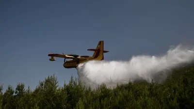 Πολύ μεγάλη φωτιά τώρα στο Ηράκλειο Κρήτης
