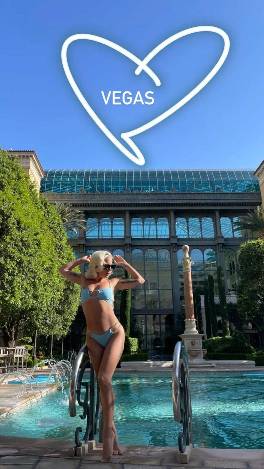 lady gaga πρώτες καλοκαιρινες ποζες