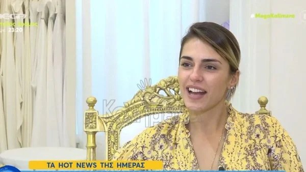Με μακριά ουρά και ανοιχτή πλάτη - Η Κάτια Ταραμπανκό κάνει την πρώτη πρόβα νυφικού