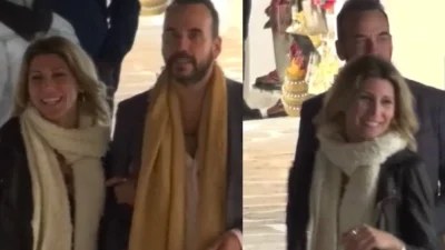 Στην Μύκονο ο Πάνος Μουζουράκης με τη σύντροφό του - Περπατούσαν αγκαζέ σαν ερωτευμένοι έφηβοι