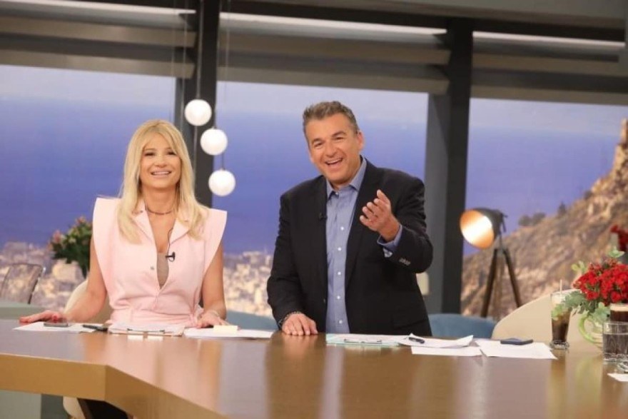 Φαίη Σκορδά και Γιώργος Λιάγκας Πρωινό ΑΝΤ1