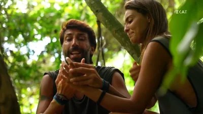 Survivor 5: «Σκέφτεσαι ακόμα τον πρώην σου...» - Ο Εμμανουήλ διαβάζει το χέρι της Βρισηίδας