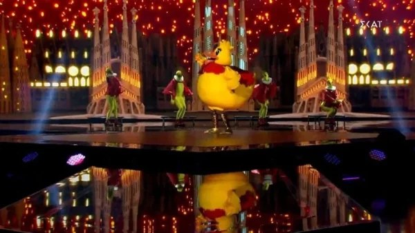 The masked singer highlights 5/5: Θεαματική είσοδος για το παπάκι, το show του Μαραντίνη και η αποκάλυψη του Τσολιά
