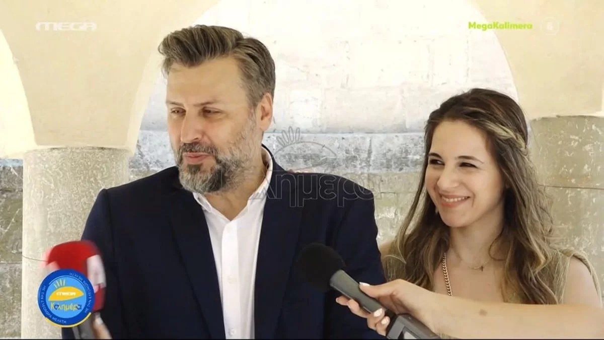 «Τα παιδιά είναι ευλογία» - Οι πρώτες δηλώσεις του Γιάννη Καλλιάνου και της συζύγου του μετά τη βάφτιση του γιου τους