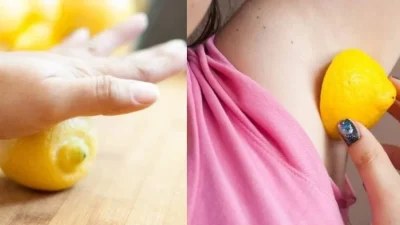 Τρίψε μια φέτα λεμόνι στη μασχάλη σου - Το θαύμα που κάνει και θα χρησιμοποιείς συνεχώς