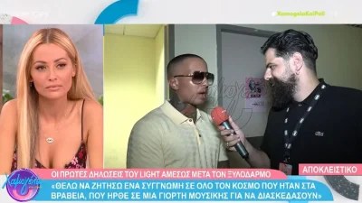 Light: Οι δηλώσεις του στα Mad Vma 2022 λίγο πριν τον καυγά με τον Snik