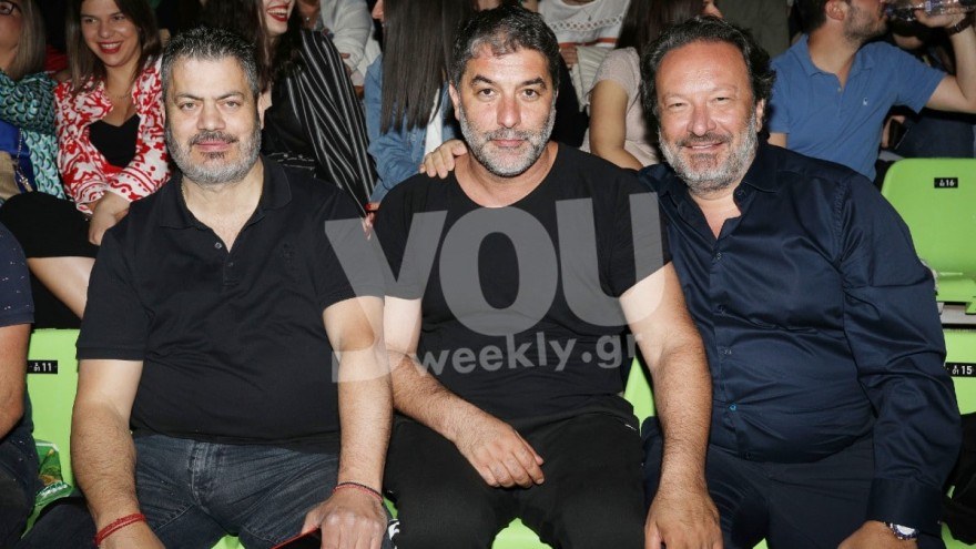 Ο Βασίλης Μπισμπίκης με τον Μανώλη Κονταρό στο Κατράκειο