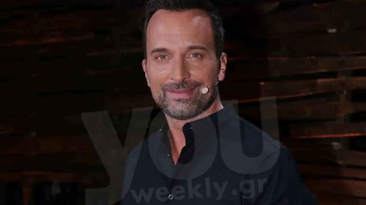 Χαμογελούν αγκαλιασμένοι - Το σπάνιο στιγμιότυπο του Γιώργου Λιανού με την σύντροφό του στη Σύμη
