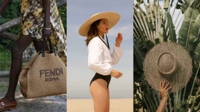 Απόκτησε το τέλειο boho chic look με μικρή τσάντα από ψάθα