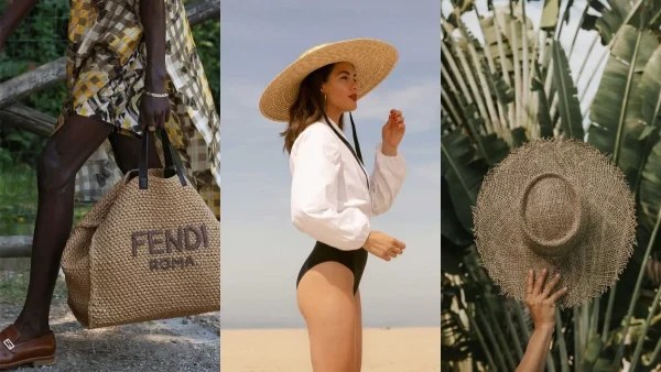 Απόκτησε το τέλειο boho chic look με μικρή τσάντα από ψάθα