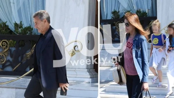 Φωτογραφίες από τις διακοπές Σαρκοζί και Μπρούνι στην Αθήνα - Για τζόκινγκ στο κέντρο της πρωτεύουσας