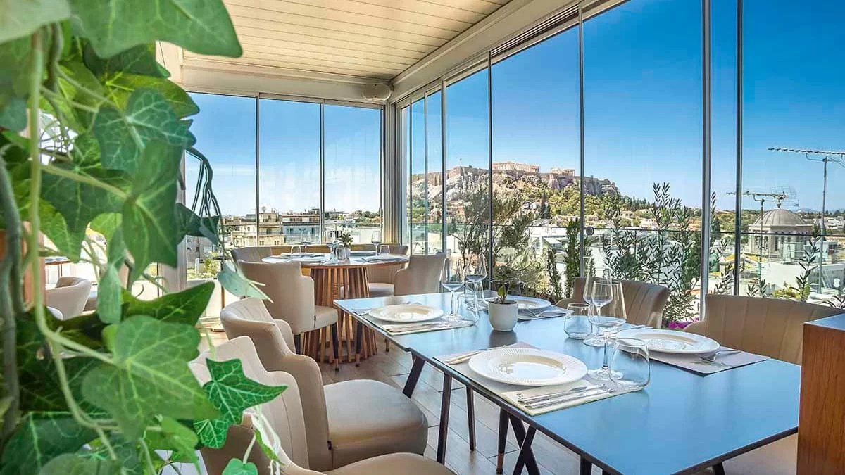 Athens View Balcon: Μεσογειακή κουζίνα με θέα την Ακρόπολη!