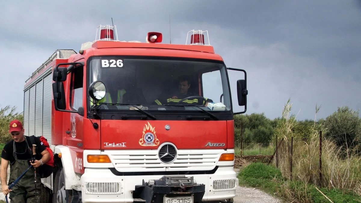 Φωτιά στη Σάμο - Κινητοποίηση της Πυροσβεστικής Υπηρεσίας