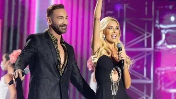Γυμνασμένος όσο δεν πάει  - Μαζί για μπάνιο στην Μύκονο Νίκος Κοκλώνης και Κατερίνα Καινούργιου