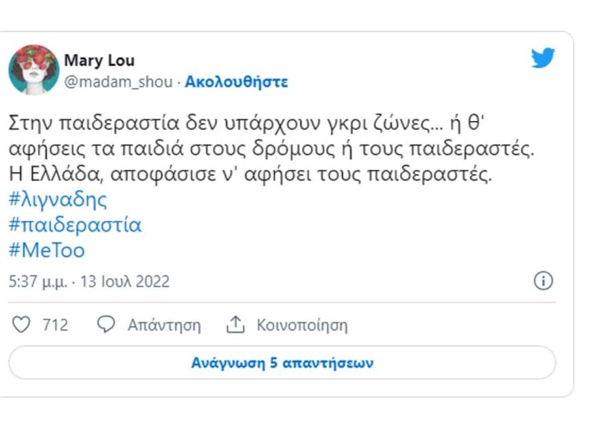 Twitter κατά Λιγνάδη