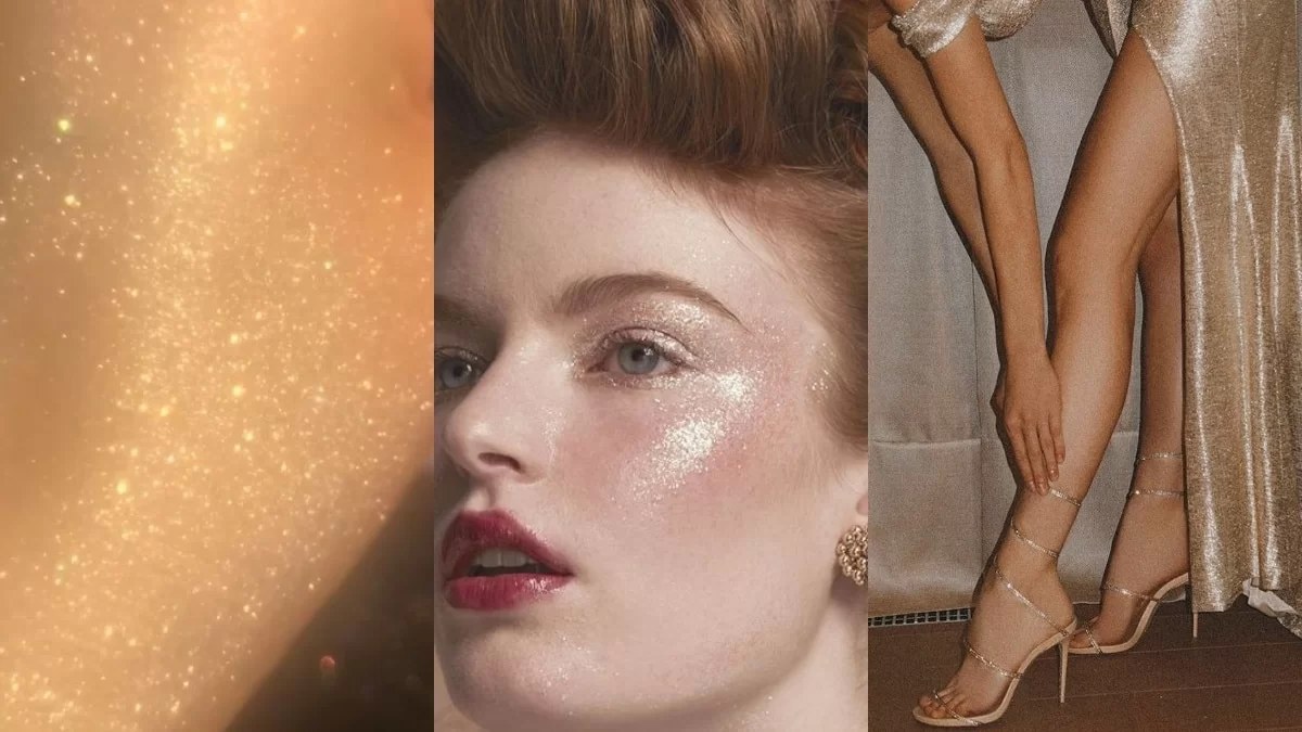 Λάμψεις στο μακιγιάζ - Highlighter σε χρυσό, ροζ, και ασημί
