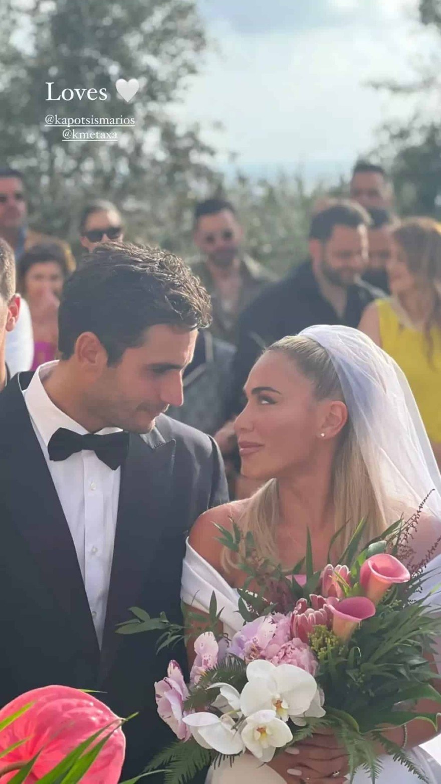 Ο γάμος της Κόνι Μεταξά με τον Μάριο Καπότση