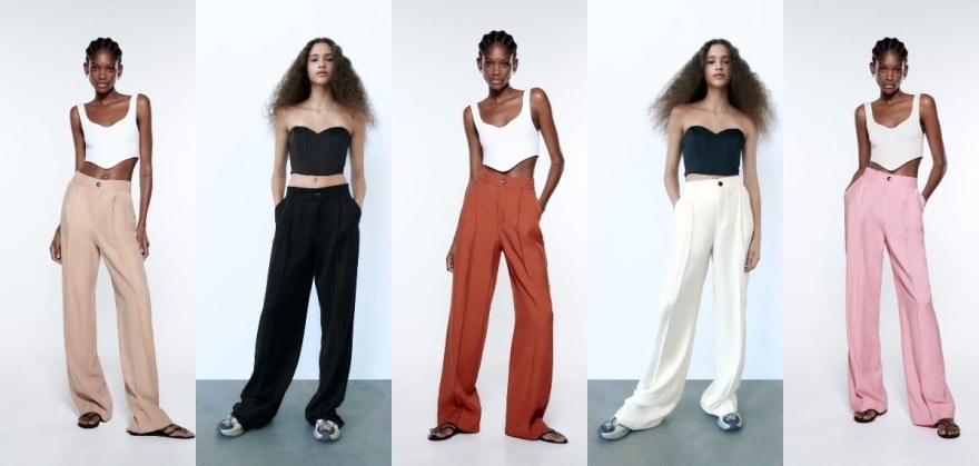 Zara παντελόνια