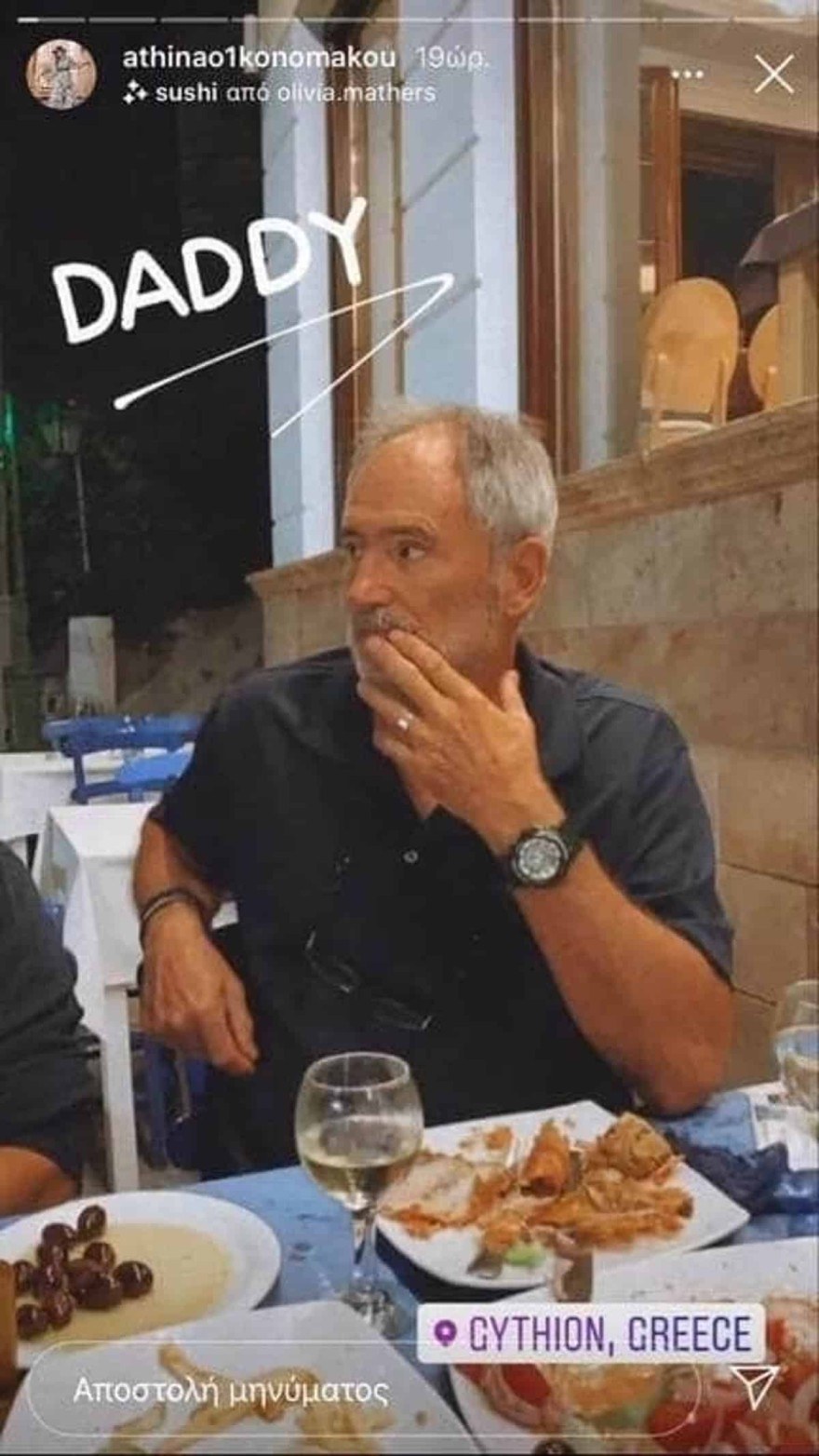 Αθηνά Οικονομάκου μπαμπάς