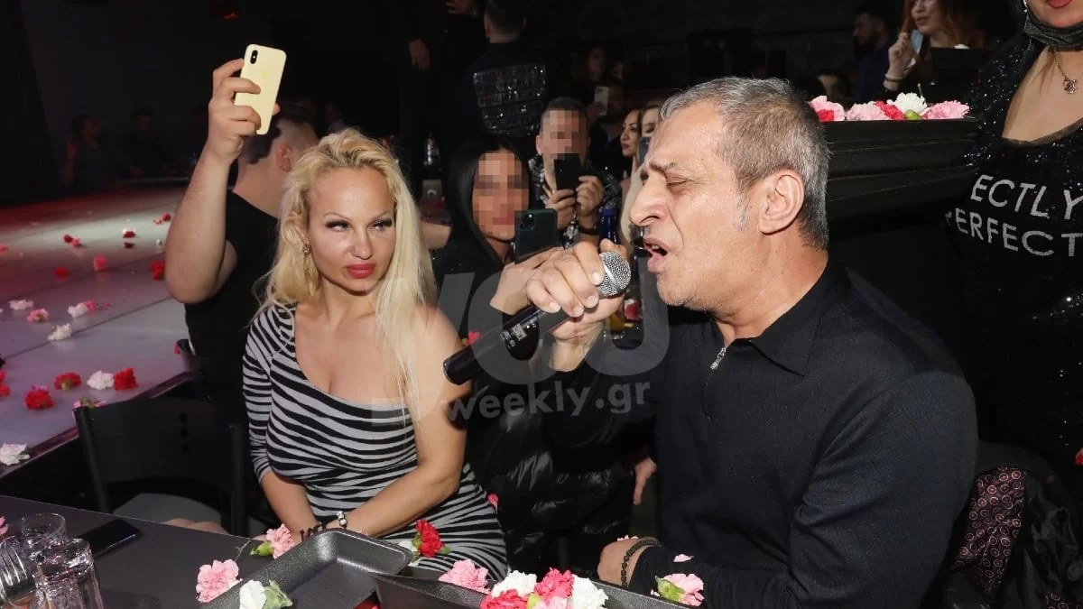 Το "έριξαν" έξω ο Θέμης Αδαμαντίδης και η Βαρβάρα Κίρκη μετά την επανασύνδεσή τους - Για κρασάκι με καλή παρέα