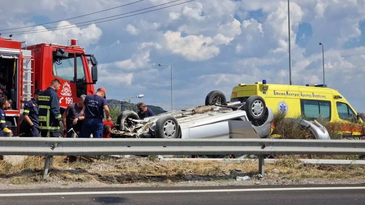 Τροχαίο στην Εγνατία Οδό - Στο νοσοκομείο δύο ηλικιωμένοι