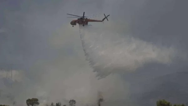 Φωτιά κοντά στο Γενικό Νοσοκομείο της Χαλκίδας