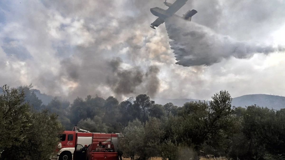 Φωτιά τώρα στα Κύθηρα