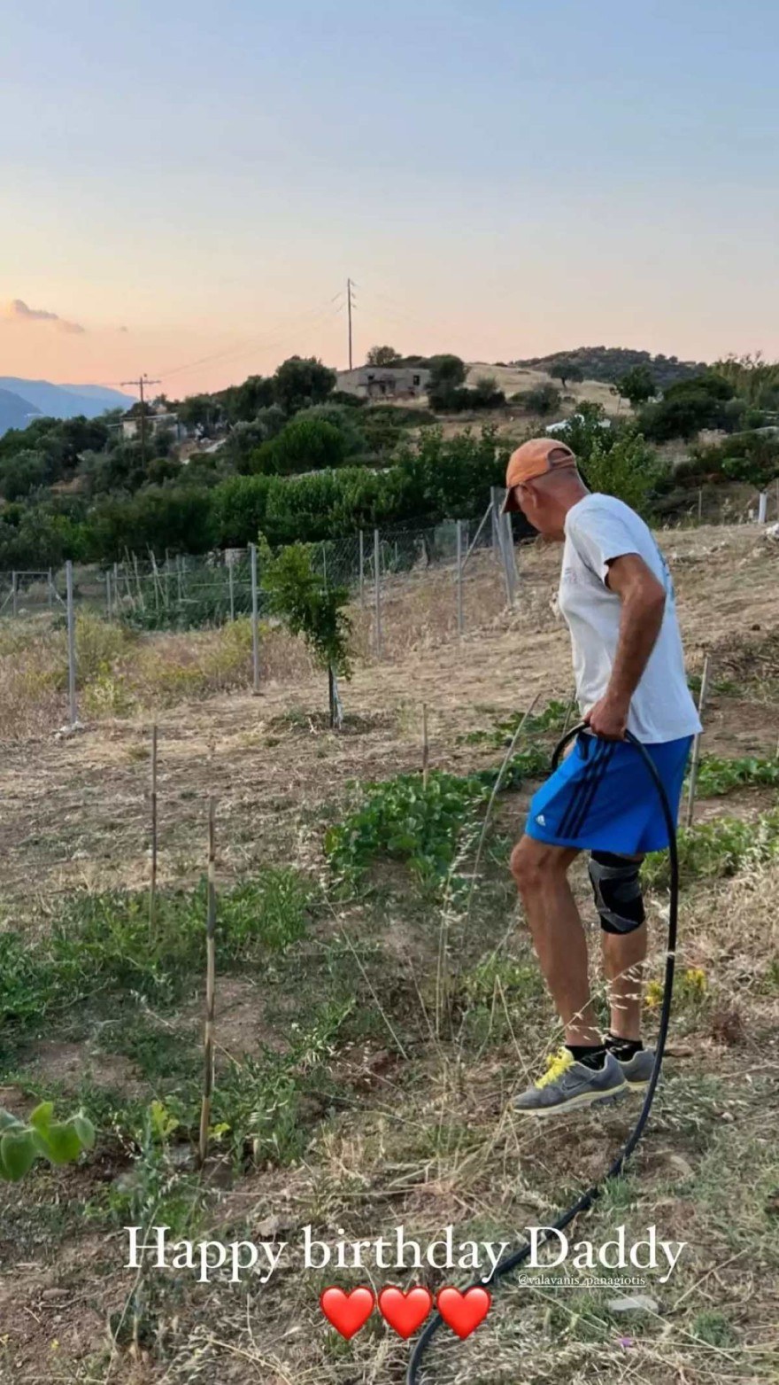 Ο μπαμπάς της Ευρυδίκης Βαλαβάνη έχει γενέθλια σήμερα
