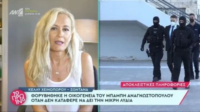 Γλυκά Νερά: Ο Μπάμπης Αναγνωστόπουλος μεταβιβάζει περιουσία πολλών χιλιάδων στην κόρη του Λυδία